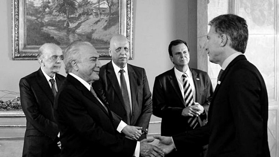 Macri recibe a Michel Temer en la quinta de Olivos