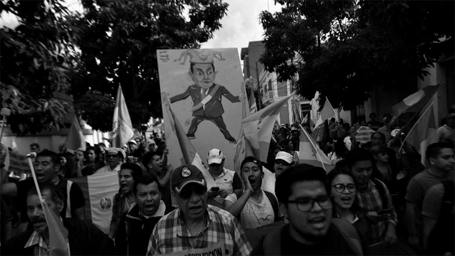 Guatemala: el pueblo pide la renuncia del presidente Jimmy Morales