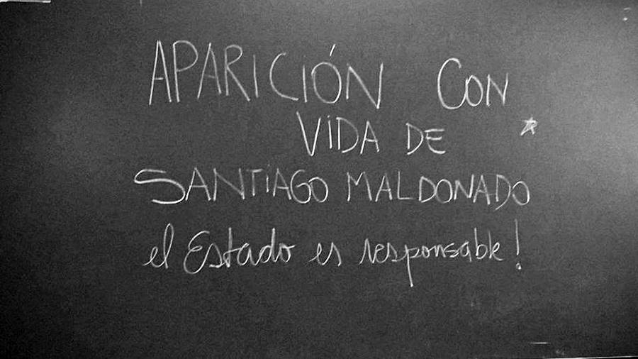 Cómo enseñar la desaparición de Santiago Maldonado en el aula