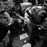 Barcelona: violenta represión a las protestas ante la Delegación del Gobierno