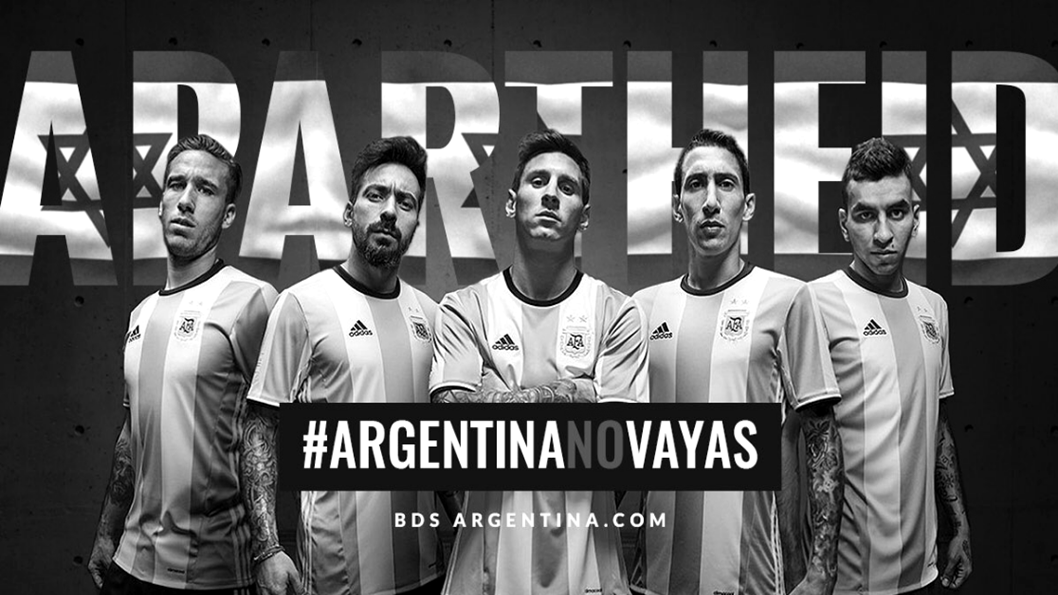 #ArgentinaNoVayas: la campaña para no jugar en Israel