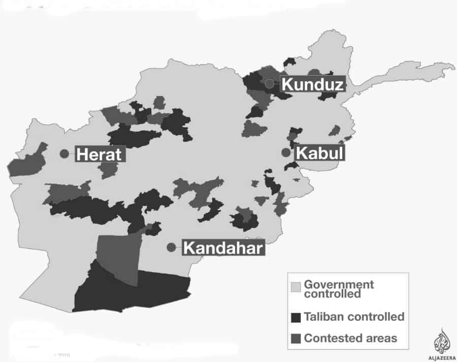 Afganistan Taliban control territorio la-tinta