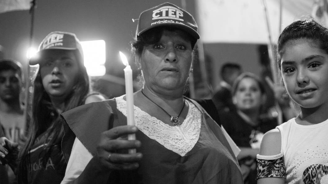 CTEP-Mujeres-trabajadoras-San-Cayetan-vela-marcha-Colectivo-Manifiesto