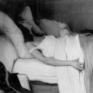 La-morfina-Santiago-Rusinol-mujer-acostada-cama