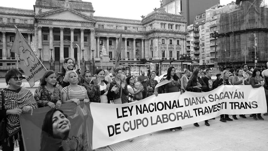 #CupoTravestiTrans: presentan proyecto de Ley nacional Diana Sacayán