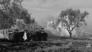 Afrin campo tanque turco la-tinta