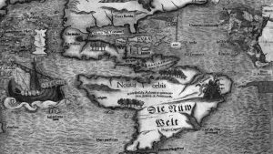 America Latina mapa antiguo la-tinta