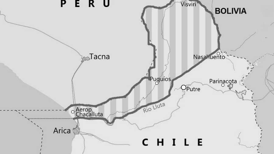 Bolivia Chile diferendo martimo mapa la-tinta