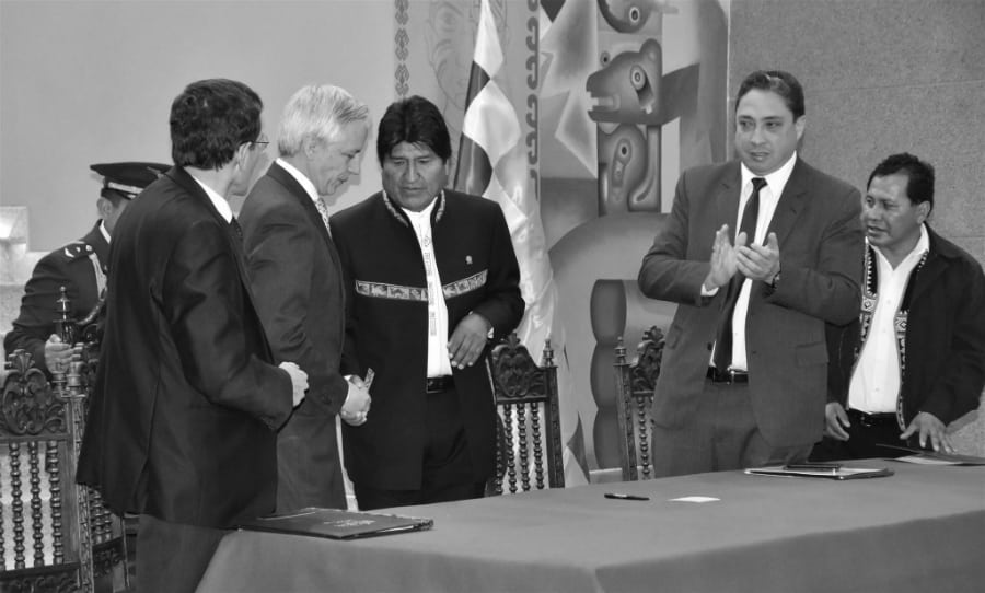 Bolivia Evo Morales Sebastina Piñera la-tinta