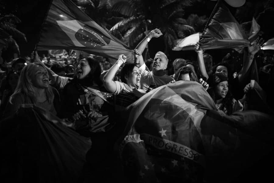 Brasil festejos después de las elecciones la-tinta