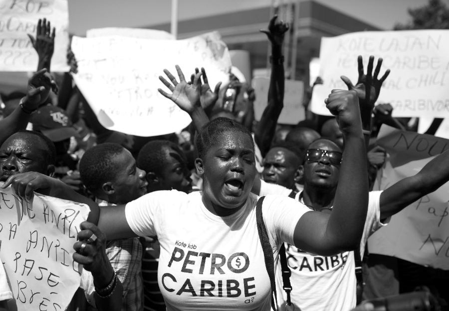 Haiti manifestaciones Petrocaribe la-tinta