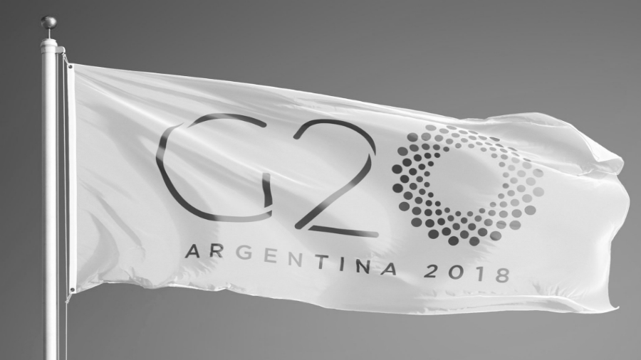 Argentina G 20 bandera simbolo la-tinta