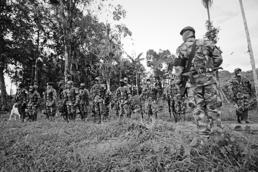Colombia ELN insurgencia campamento la-tinta