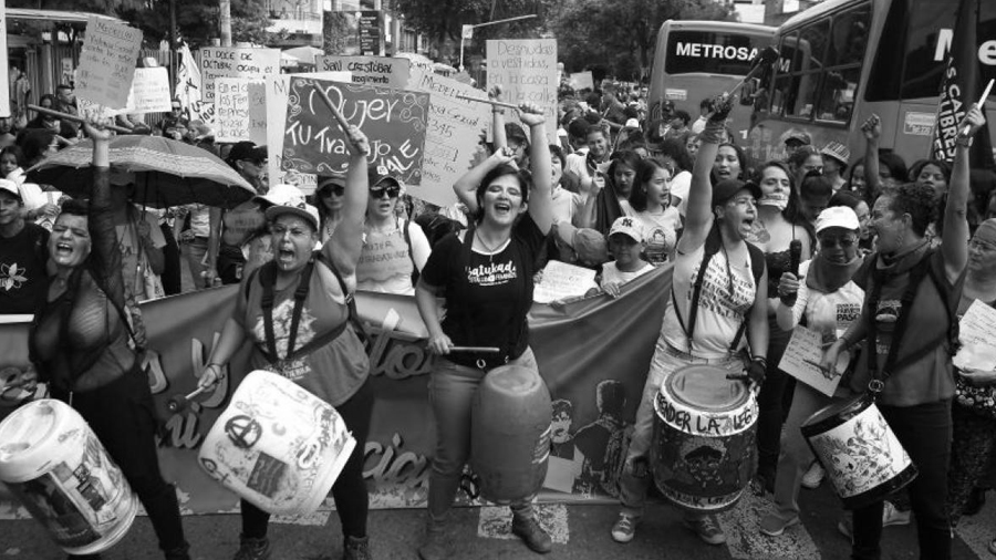 Colombia movilización mujeres la-tinta