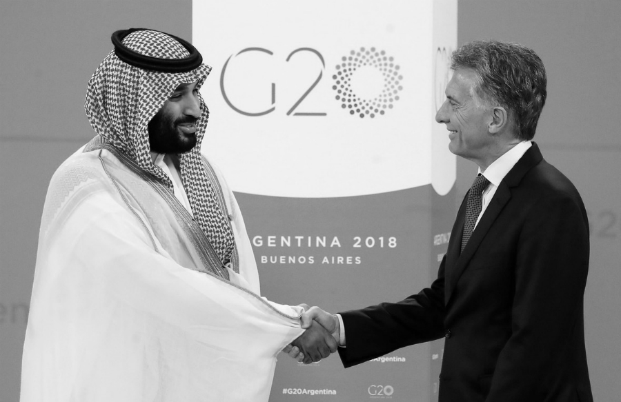 G20 Macri Bin Salman la-tinta