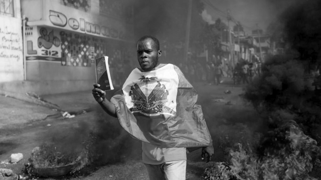 Haiti-protesta-conflicto-fuego