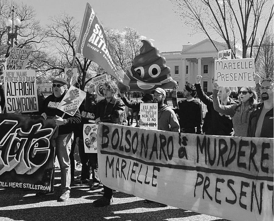 Brasil Bolsonaro Estados Unidos protesta la-tinta