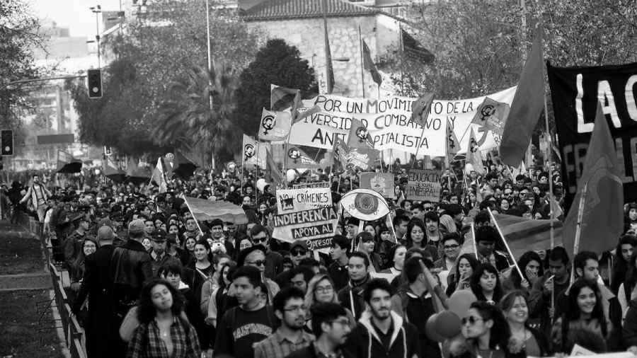 Chile marcha LGBT la-tinta