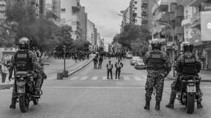 Policia-seguridad-vallado-violencia-institucional-CILE-Colectivo-Manifiesto-04