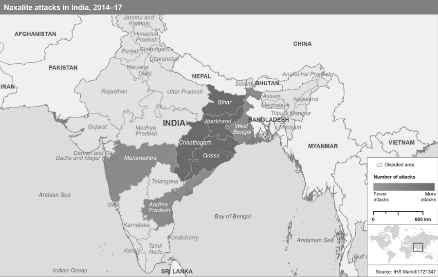 India mapa conflicto territorial la-tinta
