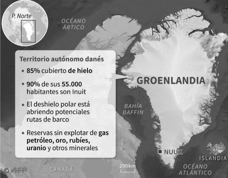 Groenlandia mapa recursos la-tinta