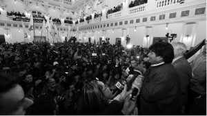 Bolivia elecciones Evo Morales Palacio Quemado la-tinta
