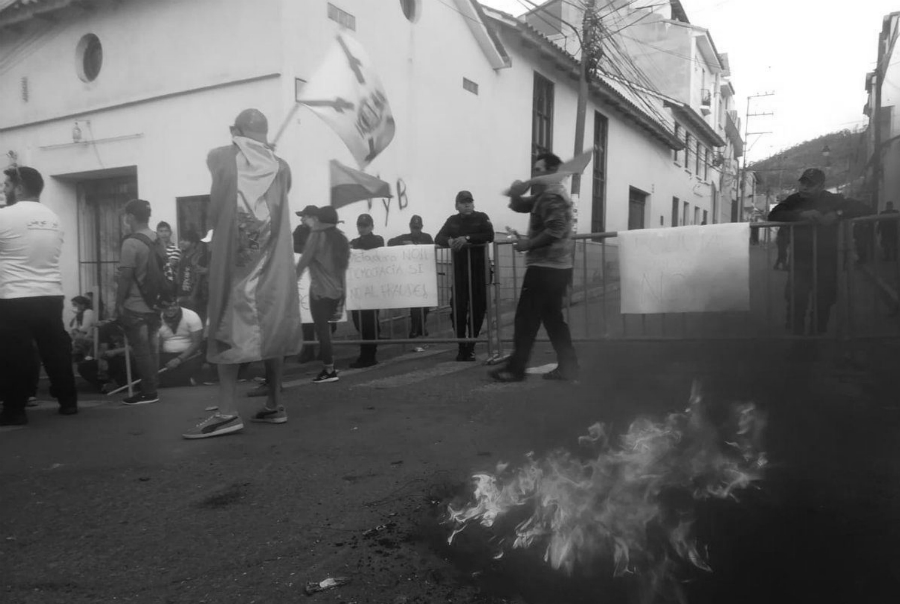 Bolivia protestas la-tinta
