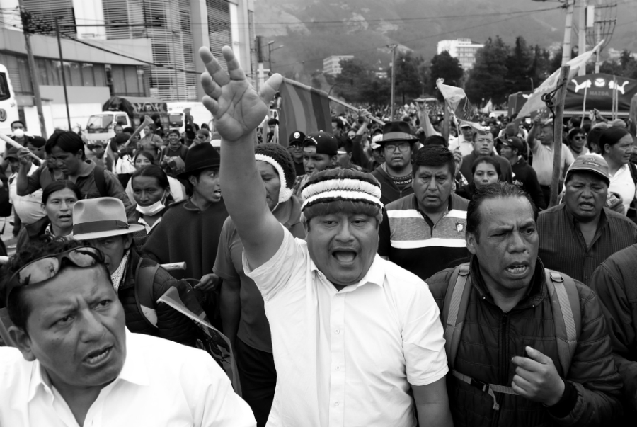 Ecuador indigenas huelga general la-tinta
