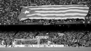 El fútbol y política en Cataluña