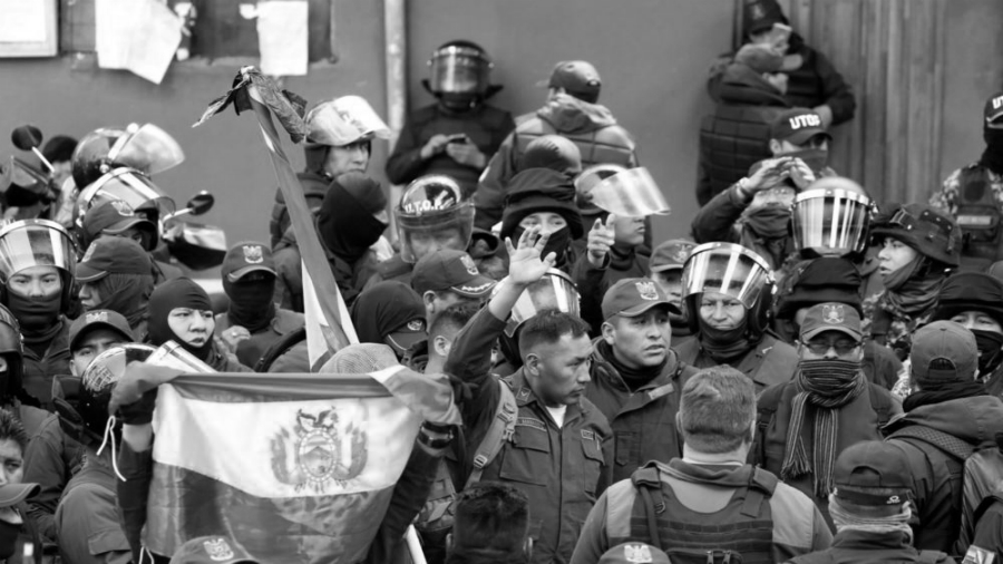 Bolivia golpe de estado fuerzas de seguridad la-tinta