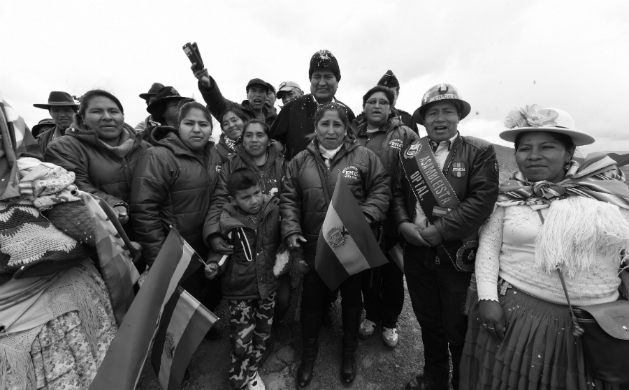 Bolivia simpatizantes de Evo Morales la-tinta