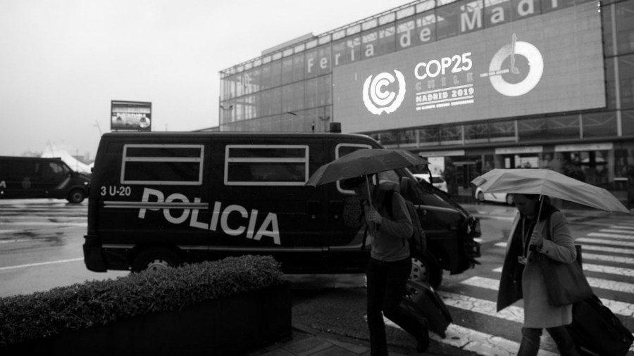 España COP25 policia la-tinta