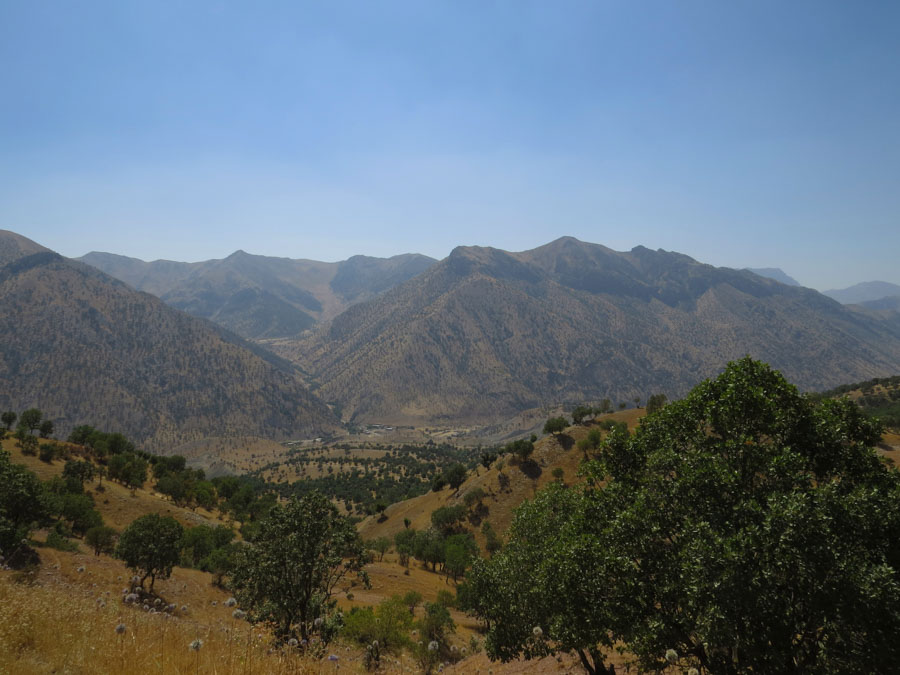1 Kurdistán montañas de Qandil la-tinta