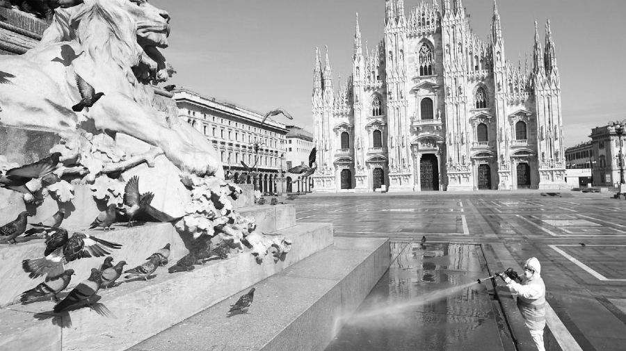 Italia Milan coronavirus la-tinta