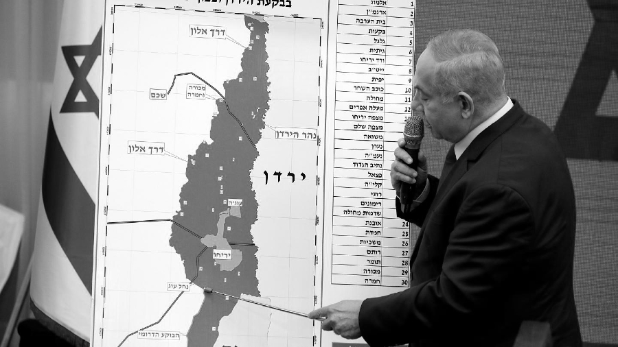 Israel Netanyahu anexion Palestina la-tinta