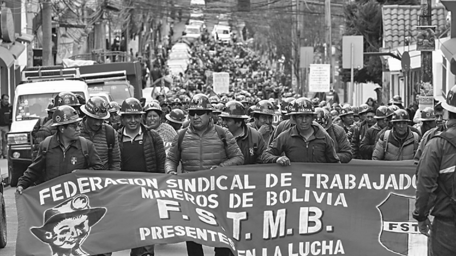Bolivia Federación Sindical de Trabajadores Mineros la-tinta