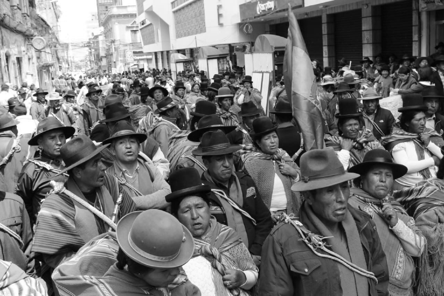 Bolivia sindicatos la-tinta