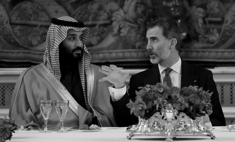 España Arabia Saudi reyes la-tinta