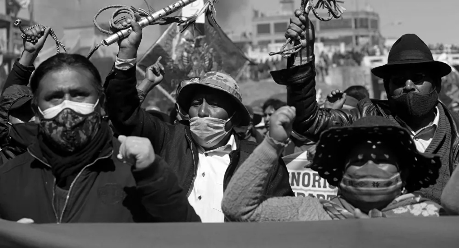 Bolivia protestas contra gobierno de facto la-tinta