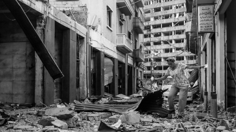 Libano Beirut ciudad destruida la-tinta