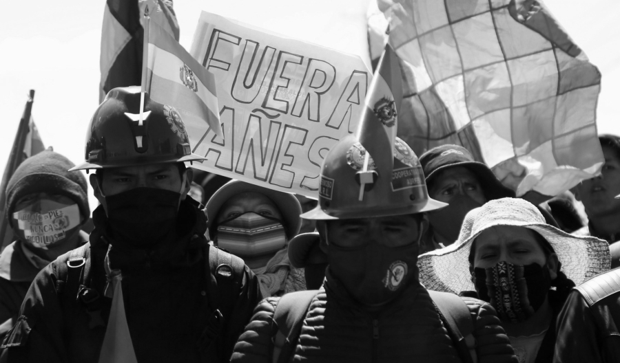 Bolivia protestas contra Añez la-tinta