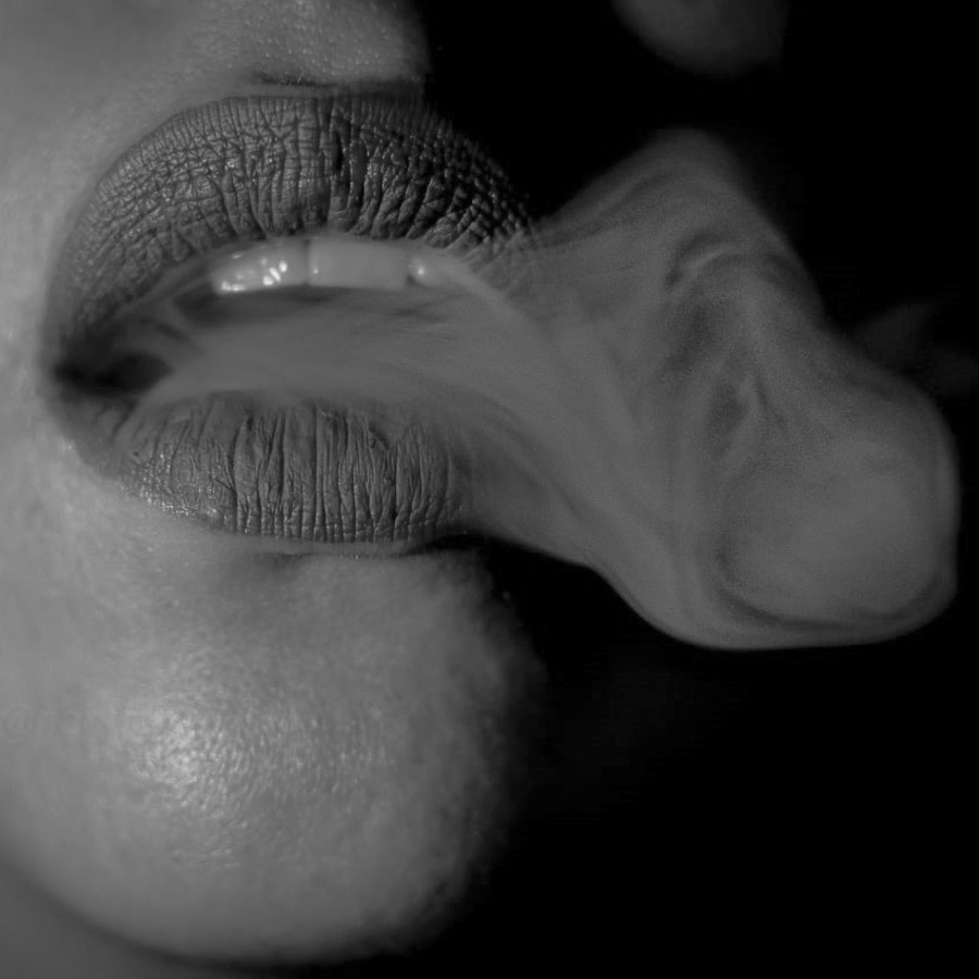 Boca-humo-labios-fumar