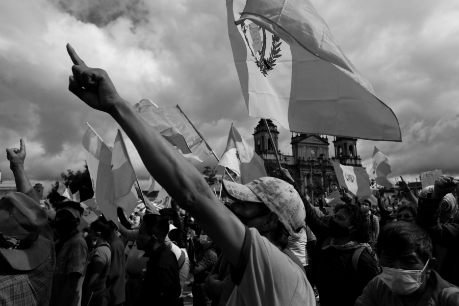 Guatemala protestas contra el presupuesto la-tinta