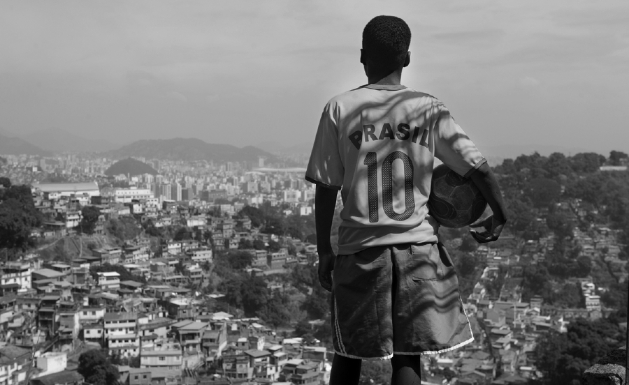 Brasil favela niños la-tinta