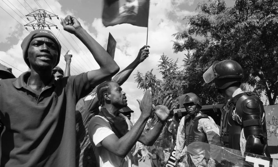 Haiti protestas contra el gobierno nacional la-tinta