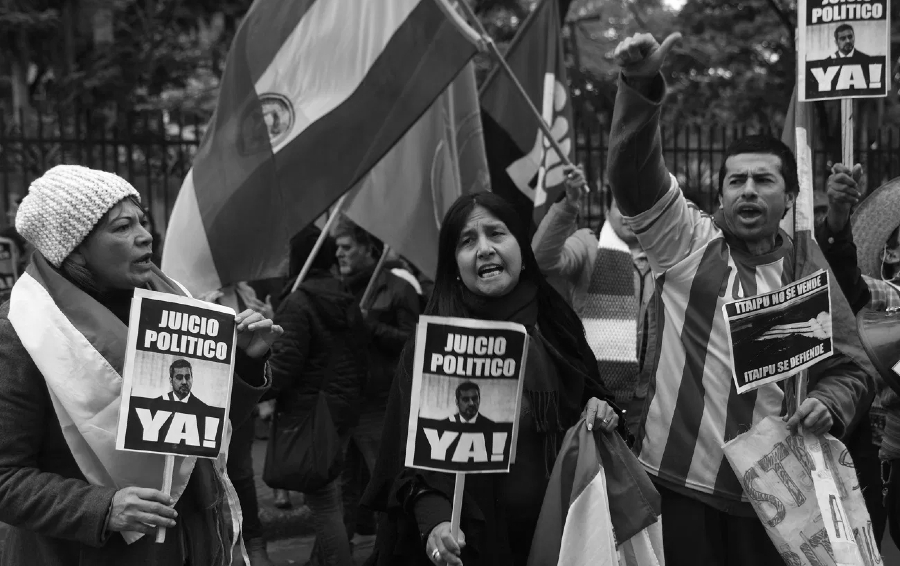 Paraguay manifestantes piden juicio político la-tinta