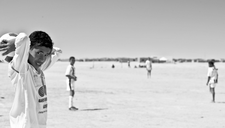 Sahara Occidental niños futbol la-tinta