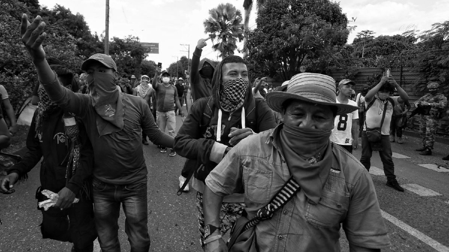 Colombia movilizacion indigena la-tinta