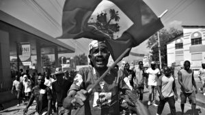 Haiti bandera protestas la-tinta