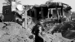 Palestina Franja de Gaza niño la-tinta